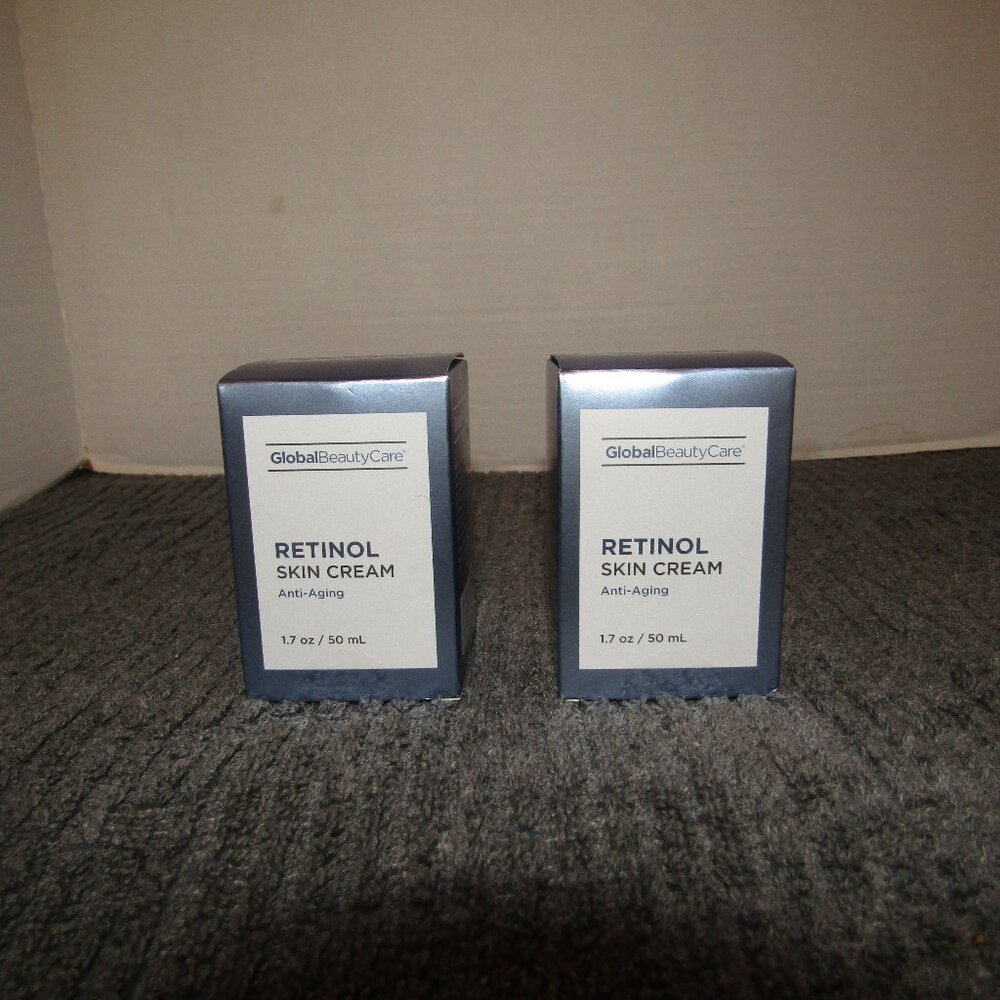 global beauty care retinol skin cream x 2